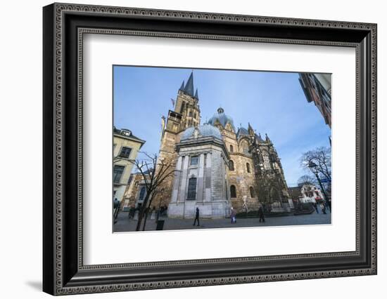 Aachen Cathedral, UNESCO World Heritage Site, Aachen, North Rhine Westphalia, Germany, Europe-G&M-Framed Photographic Print