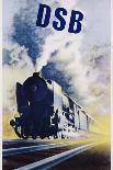 Dsb Danish State Railways Poster-Aage Rasmussen-Framed Premier Image Canvas