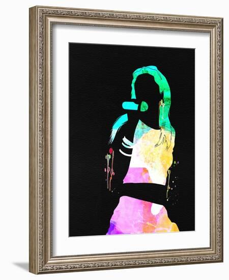 Aaliyah Watercolor-Lana Feldman-Framed Art Print