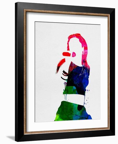 Aaliyah Watercolor-Lana Feldman-Framed Art Print