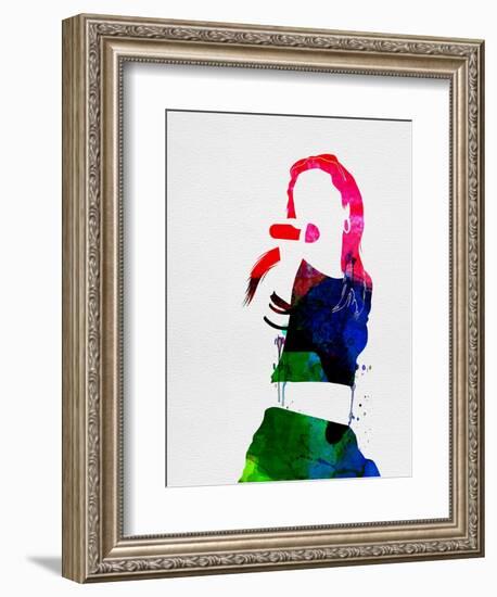 Aaliyah Watercolor-Lana Feldman-Framed Premium Giclee Print