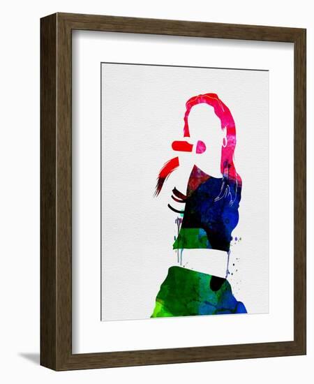 Aaliyah Watercolor-Lana Feldman-Framed Premium Giclee Print