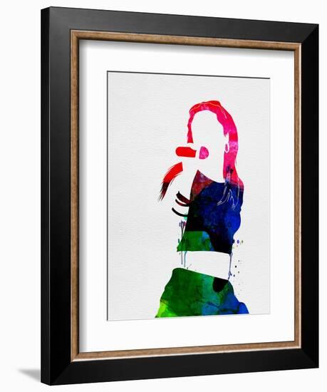 Aaliyah Watercolor-Lana Feldman-Framed Premium Giclee Print