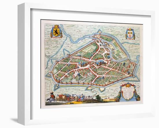 Aalst, 1649-Joan Blaeu-Framed Giclee Print