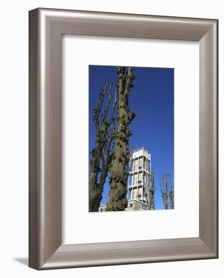 Aarhus, town hall tower by Arne Jacobsen - European cultural capital in 2017-Gianna Schade-Framed Photographic Print