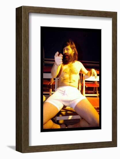 Aaron Barschak at His Edinburgh Fringe Venue July 2003-null-Framed Photographic Print