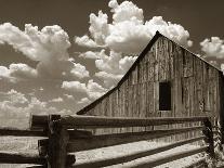 Fence and Barn-Aaron Horowitz-Photographic Print