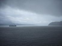 A Ferry Boat Moves Through Stormy Weather From Vashon Island to West Seattle. Washington State, USA-Aaron McCoy-Photographic Print