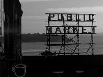 Pike Place Market and Puget Sound, Seattle, Washington State-Aaron McCoy-Photographic Print
