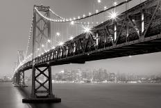 Bay Bridge at Night-Aaron Reed-Framed Photo