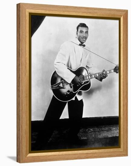 Aaron Thibeaux Walker Dit T-Bone Walker (1910-1975) Blues Guitarist, 40'S-null-Framed Stretched Canvas