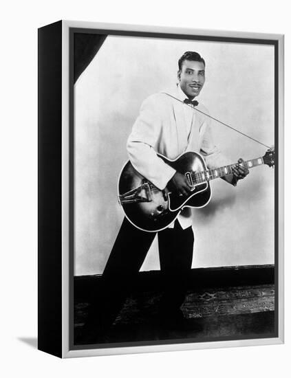 Aaron Thibeaux Walker Dit T-Bone Walker (1910-1975) Blues Guitarist, 40'S-null-Framed Stretched Canvas