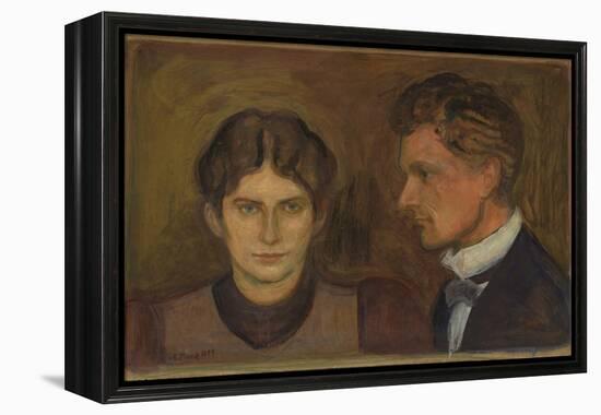 Aase and Harald Norregaard, 1899 (Oil on Board)-Edvard Munch-Framed Premier Image Canvas