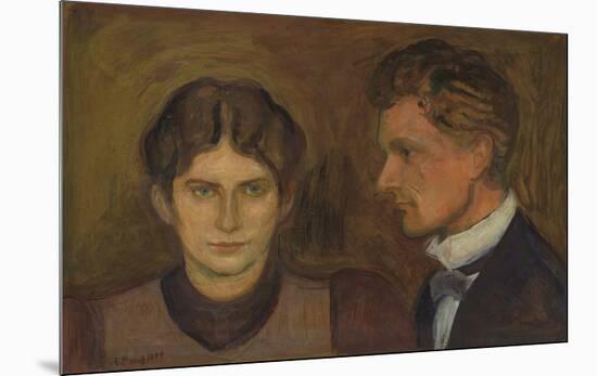 Aase and Harold Nørregaard 1899-Edvard Munch-Mounted Premium Giclee Print