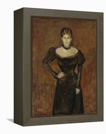 Aase Norregaard, 1899 (Oil on Canvas)-Edvard Munch-Framed Premier Image Canvas