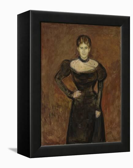 Aase Norregaard, 1899 (Oil on Canvas)-Edvard Munch-Framed Premier Image Canvas