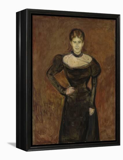 Aase Norregaard, 1899 (Oil on Canvas)-Edvard Munch-Framed Premier Image Canvas