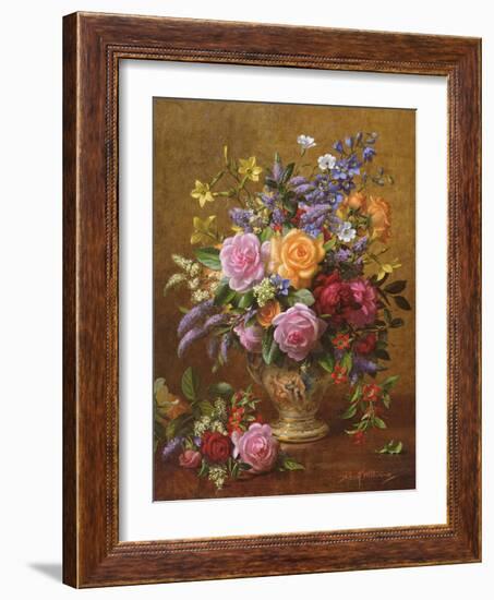 AB/241/2 A Colourful Bunch-Albert Williams-Framed Giclee Print