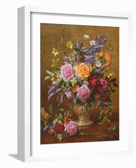 AB/241/2 A Colourful Bunch-Albert Williams-Framed Giclee Print