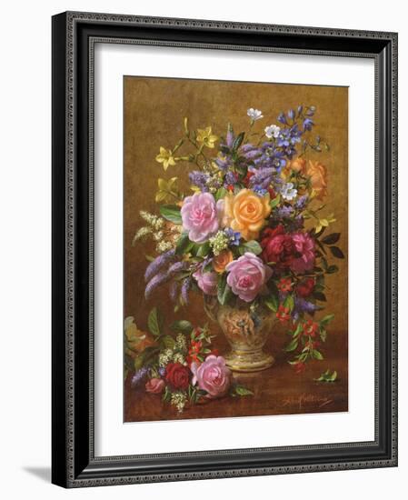 AB/241/2 A Colourful Bunch-Albert Williams-Framed Giclee Print