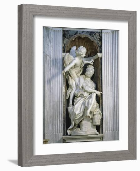 Abacuc and the Angel-Giovanni Lorenzo Bernini-Framed Giclee Print