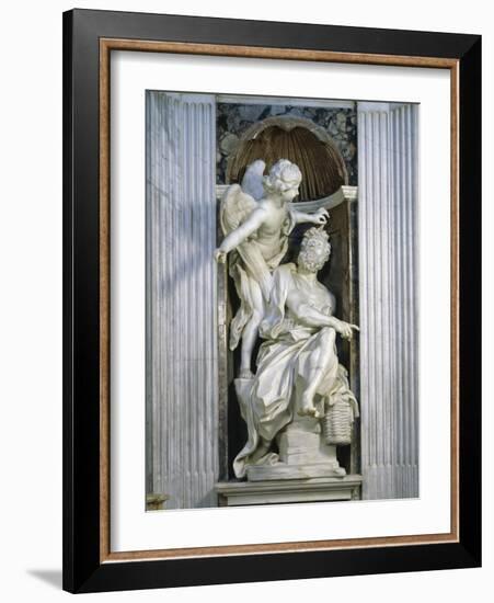 Abacuc and the Angel-Giovanni Lorenzo Bernini-Framed Giclee Print