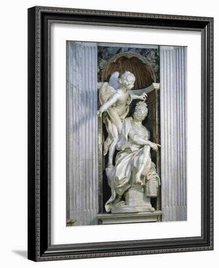 Abacuc and the Angel-Giovanni Lorenzo Bernini-Framed Giclee Print