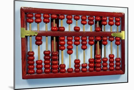 Abacus with the Numbers 0205847326212-Chinese School-Mounted Giclee Print