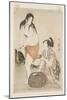 Abalone Divers (Colour Woodblock Print)-Kitagawa Utamaro-Mounted Giclee Print