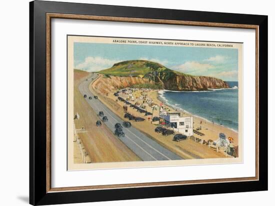 Abalone Point, Laguna Beach, California-null-Framed Art Print