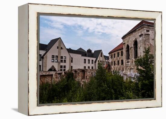 Abandoned and Ruined Buildings-dabldy-Framed Premier Image Canvas