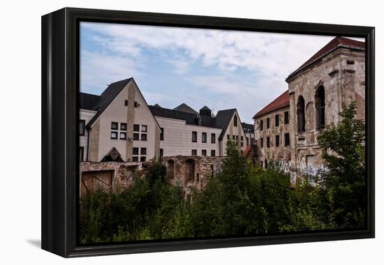 Abandoned and Ruined Buildings-dabldy-Framed Premier Image Canvas