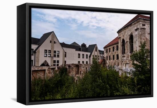 Abandoned and Ruined Buildings-dabldy-Framed Premier Image Canvas