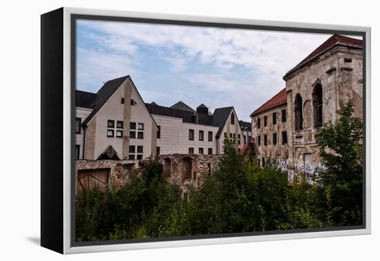 Abandoned and Ruined Buildings-dabldy-Framed Premier Image Canvas