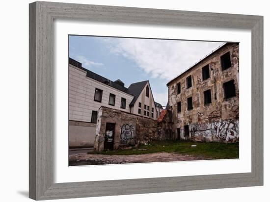 Abandoned and Ruined Buildings-dabldy-Framed Photographic Print