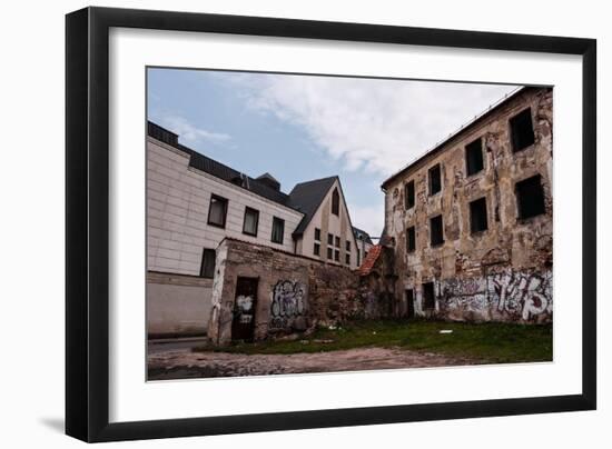 Abandoned and Ruined Buildings-dabldy-Framed Photographic Print