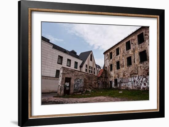 Abandoned and Ruined Buildings-dabldy-Framed Photographic Print