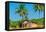 Abandoned Building in A Coconut Grove in the Tropics-Labunskiy K-Framed Premier Image Canvas