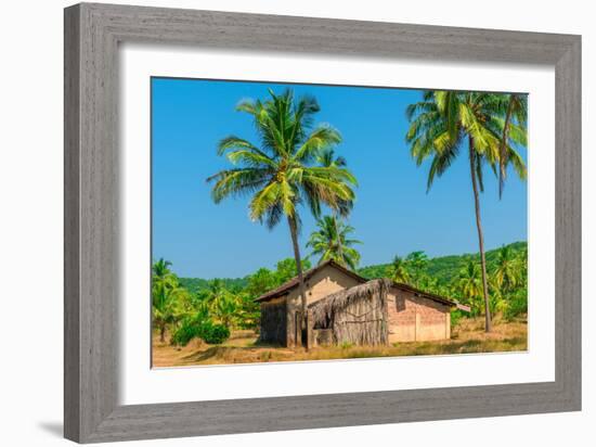 Abandoned Building in A Coconut Grove in the Tropics-Labunskiy K-Framed Photographic Print