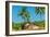 Abandoned Building in A Coconut Grove in the Tropics-Labunskiy K-Framed Photographic Print