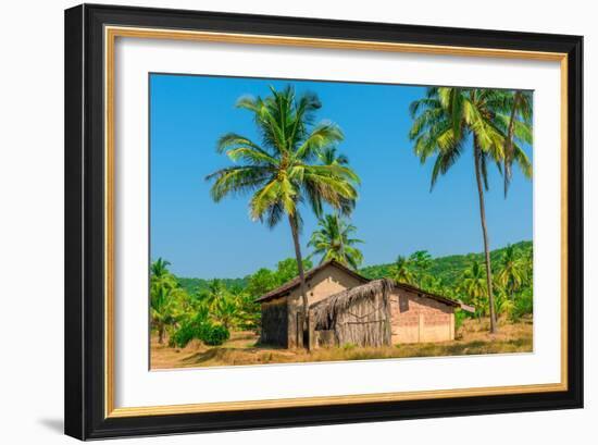 Abandoned Building in A Coconut Grove in the Tropics-Labunskiy K-Framed Photographic Print