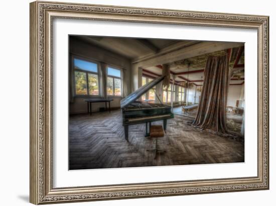 Abandoned Building Interior-Nathan Wright-Framed Photographic Print