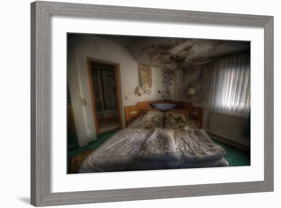 Abandoned Building Interior-Nathan Wright-Framed Photographic Print