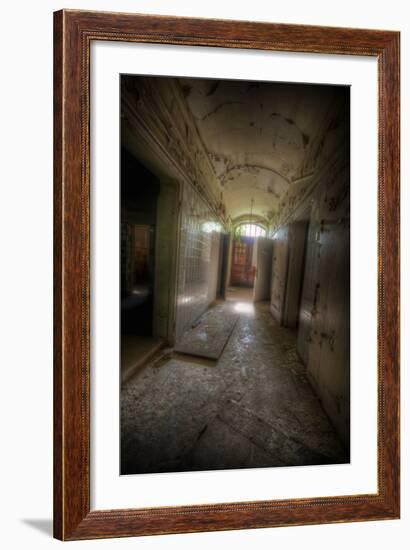 Abandoned Building Interior-Nathan Wright-Framed Photographic Print