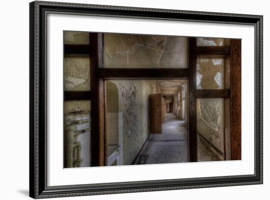 Abandoned Building Interior-Nathan Wright-Framed Photographic Print