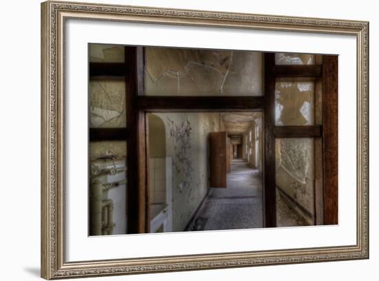 Abandoned Building Interior-Nathan Wright-Framed Photographic Print