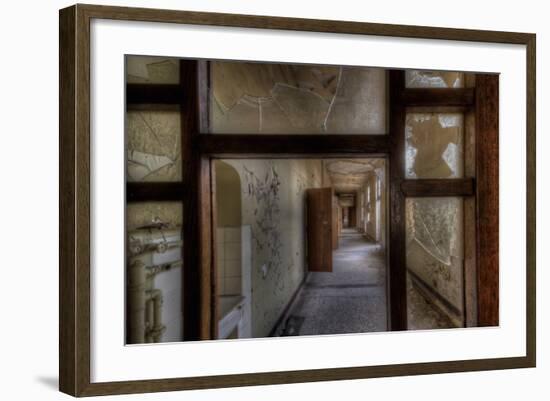 Abandoned Building Interior-Nathan Wright-Framed Photographic Print