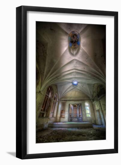 Abandoned Building Interior-Nathan Wright-Framed Photographic Print