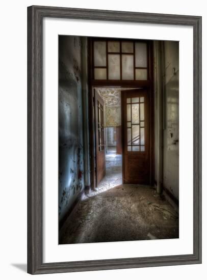 Abandoned Building Interior-Nathan Wright-Framed Photographic Print