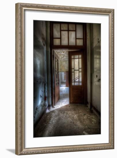 Abandoned Building Interior-Nathan Wright-Framed Photographic Print